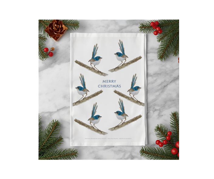 Christmas Blue Wren Collection