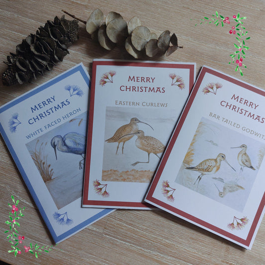 Shorebird Christmas Cards set of 3 image 0